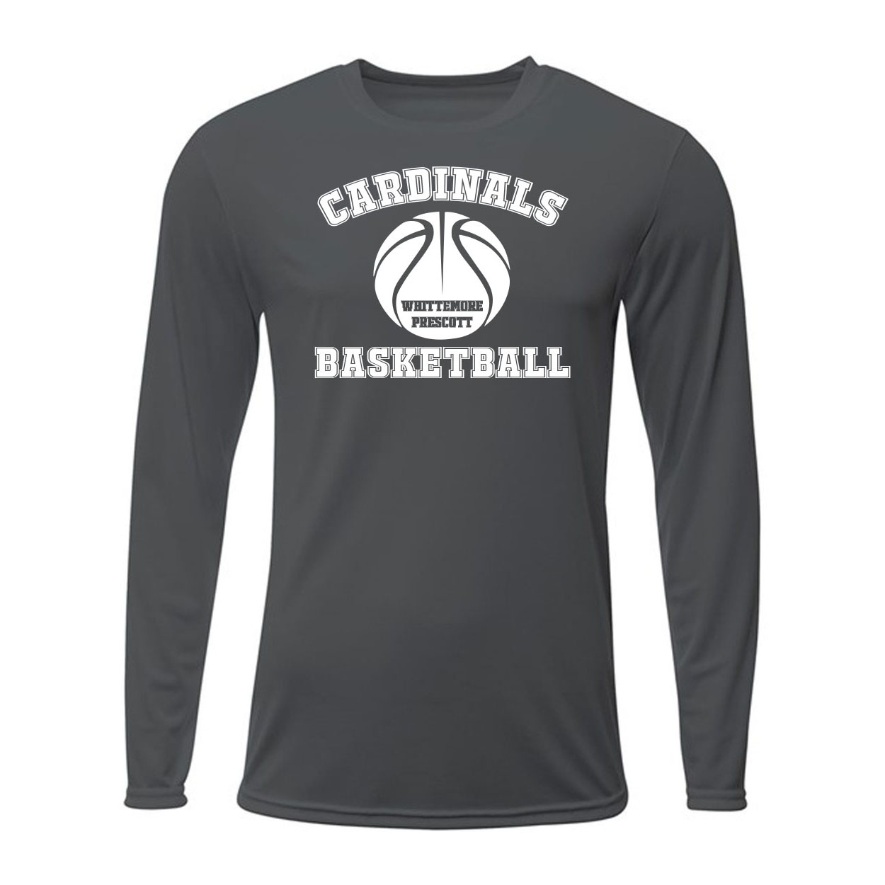 Cardinals Basketball Long Sleeve Athletic Tee - Image 3