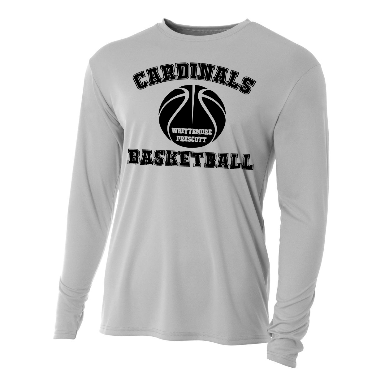 Cardinals Basketball Long Sleeve Athletic Tee