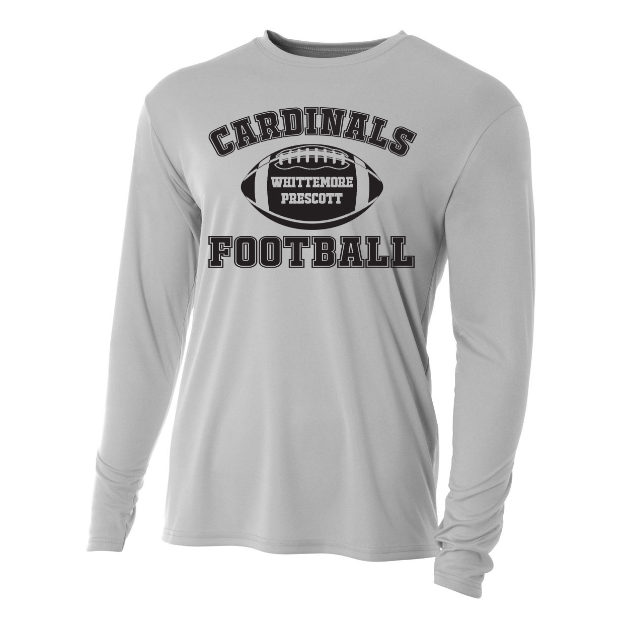 Cardinals Football Long Sleeve Athletic Tee - Image 5