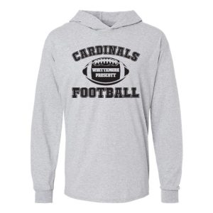 Cardinals Football Long Sleeve Hooded Tee