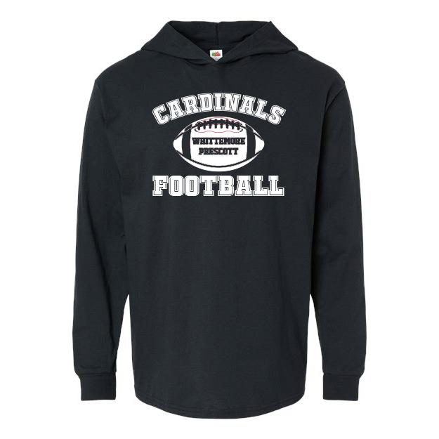 Cardinals Football Long Sleeve Hooded Tee - Image 3