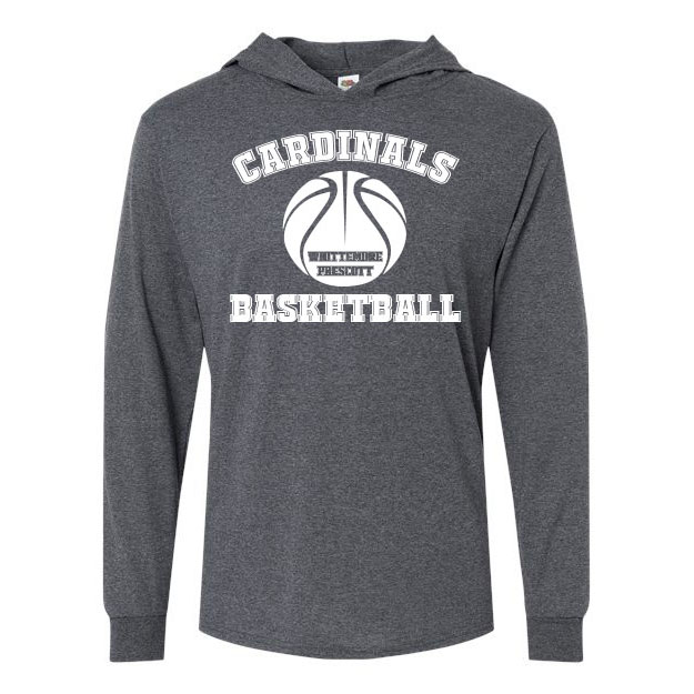 Cardinals Basketball Long Sleeve Hooded Tee - Image 4