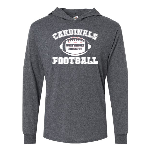 Cardinals Football Long Sleeve Hooded Tee - Image 4