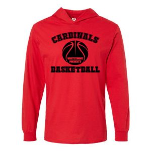 Cardinals Basketball Long Sleeve Hooded Tee