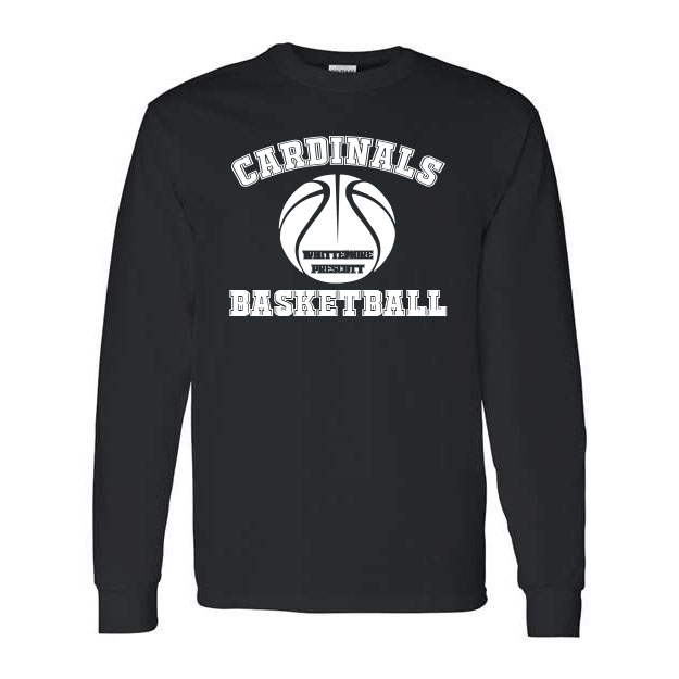 Cardinals Basketball Long Sleeve Tee