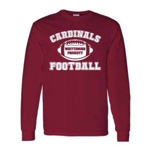 Cardinals Football Long Sleeve Tee
