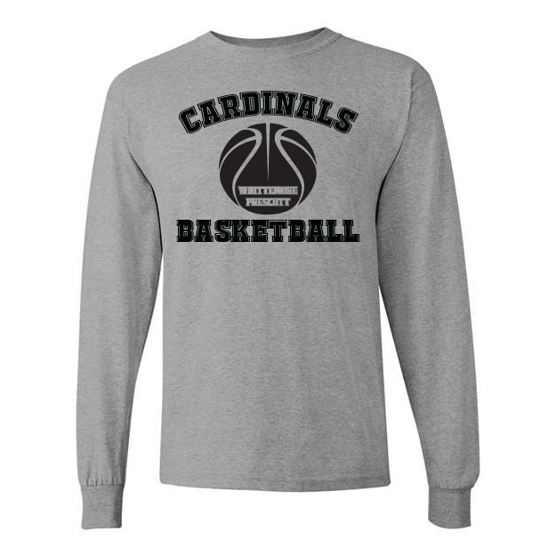 Cardinals Basketball Long Sleeve Tee - Image 6